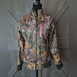 Women's Camo Under Armour Coat sz Small
